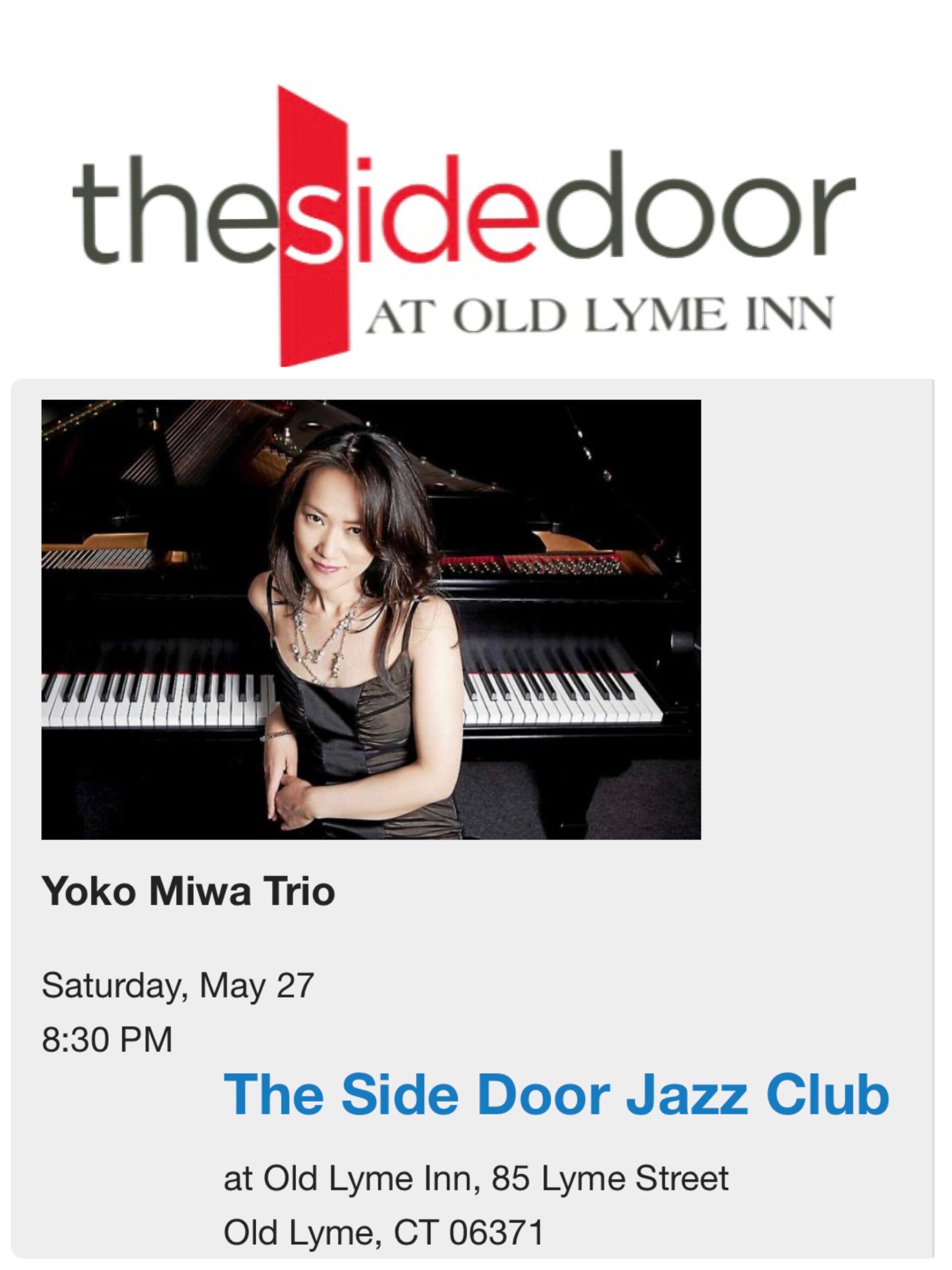 Yoko Miwa at the Side Door